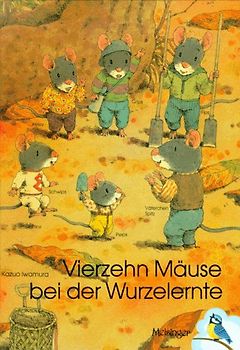 Vierzehn Mäuse bei der Wurzelernte