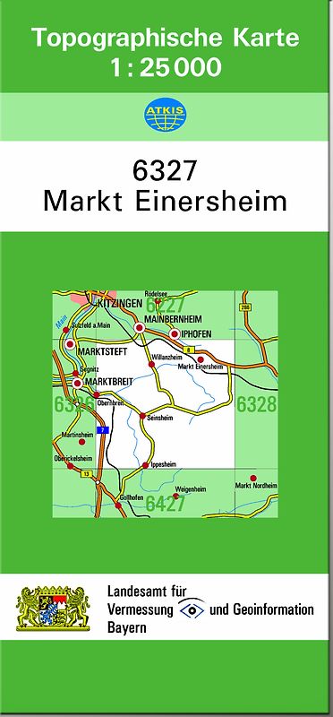 TK25 6327 Markt Einersheim
