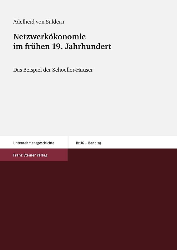 Netzwerkökonomie im frühen 19. Jahrhundert