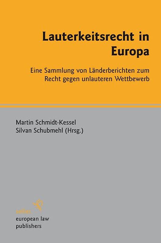 Lauterkeitsrecht in Europa