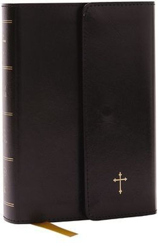 KJV Holy Bible: Compact with 43,000 Cross References, Black Leatherflex with Flap, Red Letter, Comfort Print: King James Version