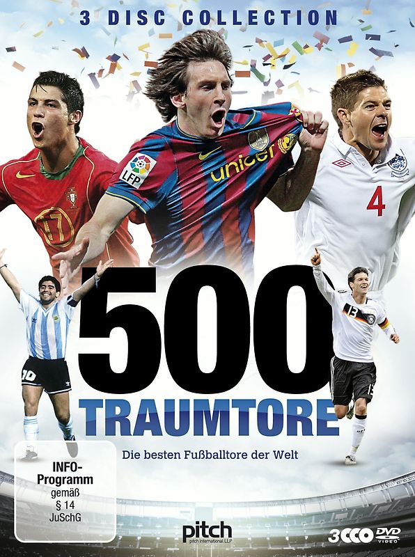 500 Traumtore-Die Besten Fuáballtore Der Welt DVD