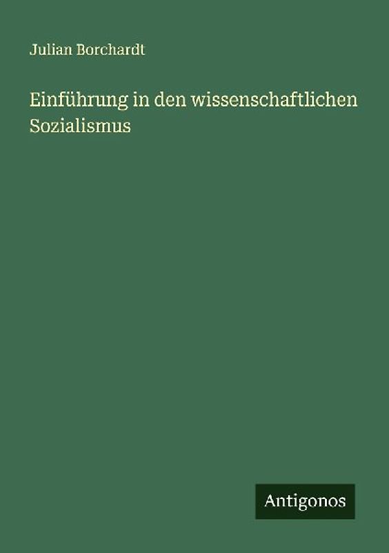 Einführung in den wissenschaftlichen Sozialismus