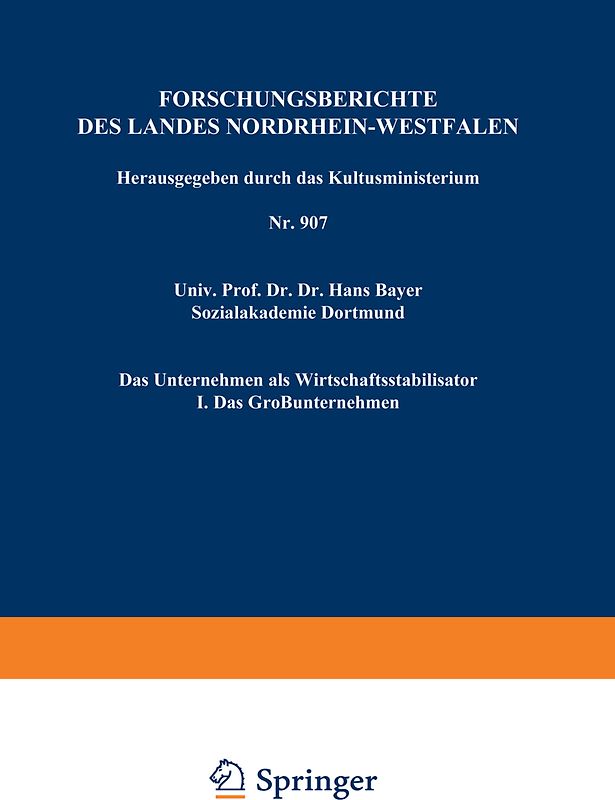 Das Unternehmen als Wirtschaftsstabilisator