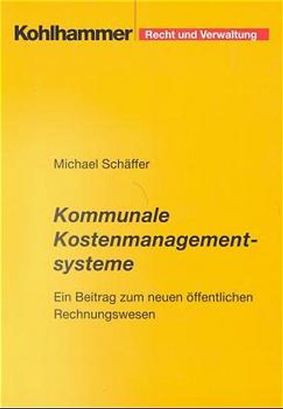 Kommunale Kostenmanagementsysteme