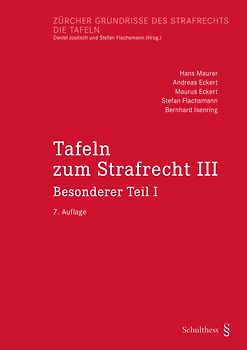 Tafeln zum Strafrecht III