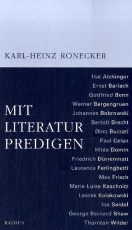 Mit Literatur predigen