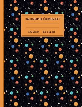 Kalligraphie Papier: DIN A4 Übungsheft - 120 Seiten | Schönschreiben Handlettering Übungspapier Schreibschrift