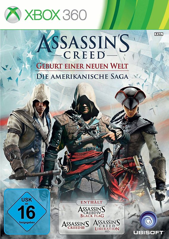 Assassin's Creed: Geburt einer neuen Welt - Die Amerikanische Saga [4 Discs] Xbox 360