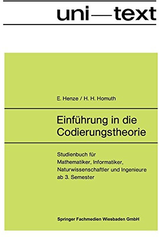 Einführung in die Codierungstheorie