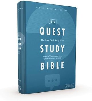 Niv, Quest Study Bible, Hardcover, Comfort Print
