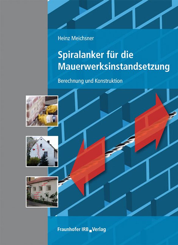 Spiralanker für die Mauerwerksinstandsetzung.