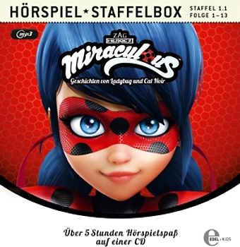 Miraculous-Staffel 1.1,Folge 1-13-HSP Staffelbox