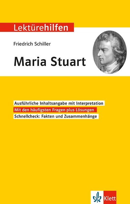 Klett Lektürehilfen Friedrich Schiller, Maria Stuart