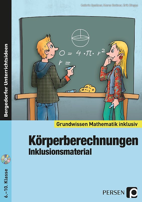 Körperberechnungen - Inklusionsmaterial
