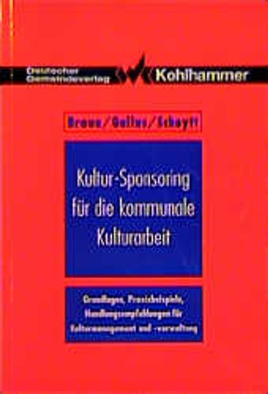 Kultursponsoring für die kommunale Kulturarbeit