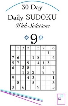 30 Day Daily Sudoku With Solutions 9