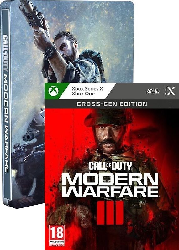 Call of Duty: Modern Warfare III [Retro PEGI Pack, 100% UNCUT, inkl. Steelbook] Xbox Series X