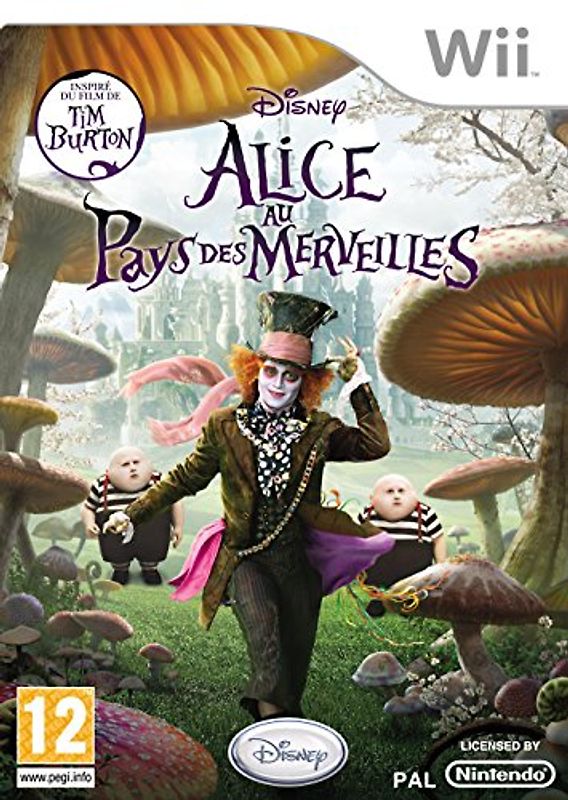 Alice im Wunderland (Spiel in Deutsch Verpackung und Handbuch auf Französisch) Nintendo Wii