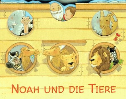 Bunte Bibelgeschichten / Noah und die Tiere. Die praktische Holzbox mit 24 Büchlein