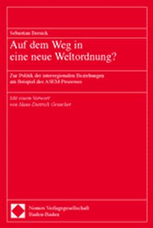 Auf dem Weg in eine neue Weltordnung ?