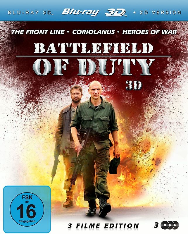 Battlefield of Duty 3D [inkl 2D Version, 3 Discs] 3D Blu-ray Disc