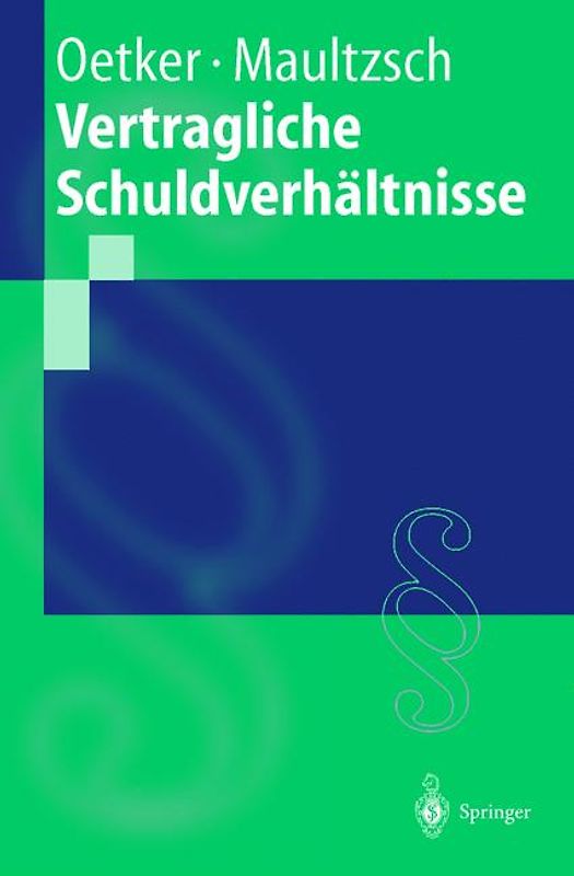 Vertragliche Schuldverhältnisse