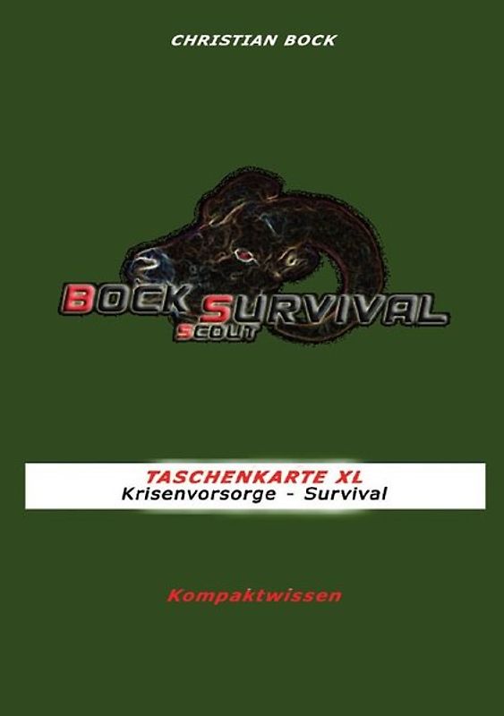 TASCHENKARTE XL Krisenvorsorge - Survival
