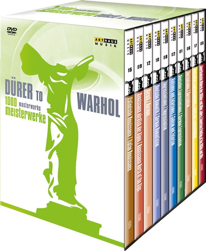 1000 Meisterwerke - Von Dürer bis Warhol [10 DVDs] - Moritz, Reiner E. DVD