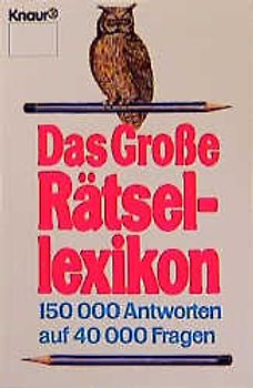 Das grosse Rätsellexikon