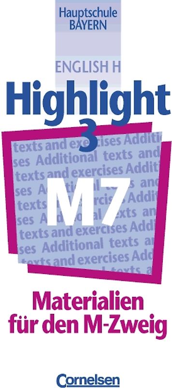 English H/Highlight. Bayern / Band 3: 7. Jahrgangsstufe - Workbooks - Paket für den M-Zweig