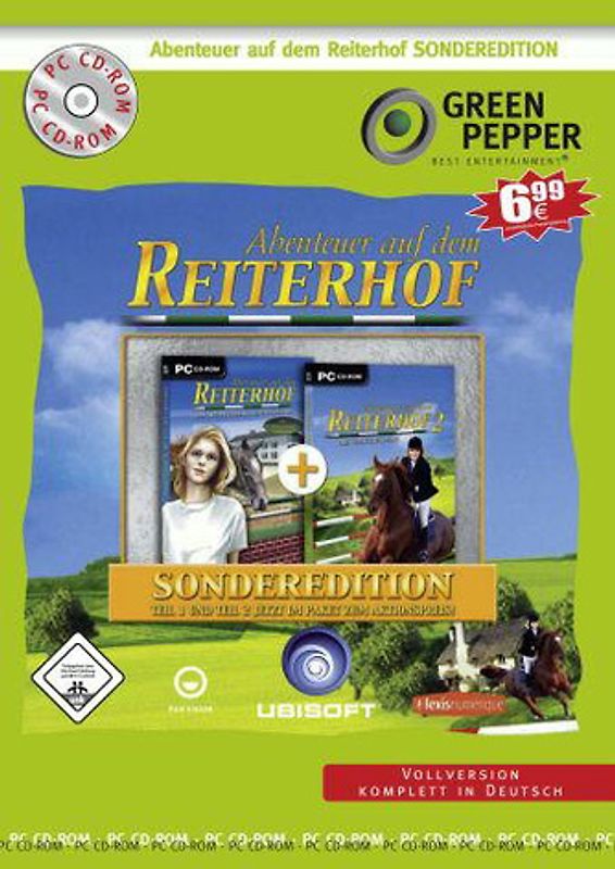 Abenteuer auf dem Reiterhof 1 + 2 Sonderedition PC Spiele