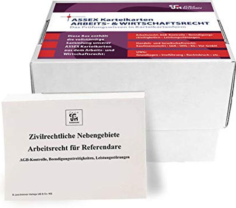 ASSEX Karteikarten Arbeits- & Wirtschaftsrecht: Im Frage- und Antwortsystem aufgebaut (Assessor Karteikarten Nebengebiete)