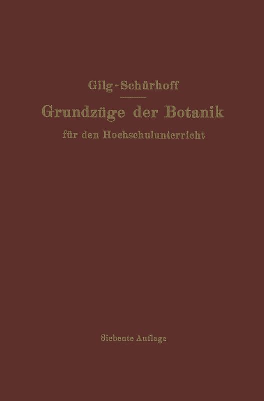 Grundzüge der Botanik