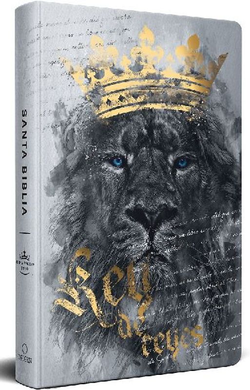 Biblia Rvr60 Letra Grande Tamaño Manual, Tapa Dura León Rey de Reyes / Spanish Bible Rvr60 Handy Size Large Print Hardcover Lion King of Kings