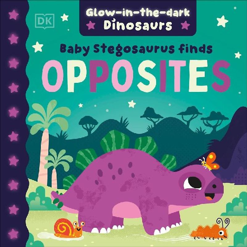Baby Stegosaurus Finds Opposites