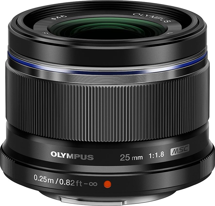 Olympus 25 mm F1.8 46 mm Filtergewinde (Micro Four Thirds Anschluss) schwarz