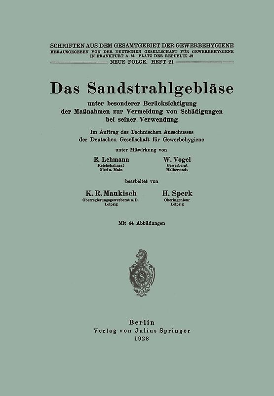 Das Sandstrahlgebläse