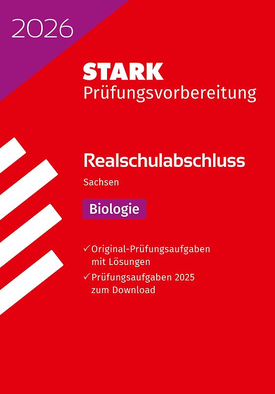 STARK Biologie - Realschulabschluss 2026 Sachsen - Prüfungsvorbereitung