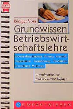Grundwissen Betriebswirtschaftslehre