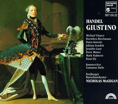 Chance/Roeschmann/Lane/Padmore/Minter - Händel: Giustino (Gesamtaufnahme) (Göttinger Händel-Festspiele 1994)