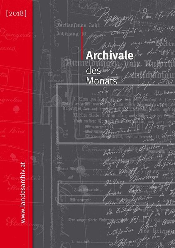 Archivale des Monats (2018)