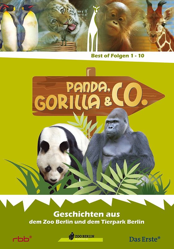 Panda, Gorilla & Co: Geschichten aus dem Zoo Berlin und dem Tierpark Berlin - Best of Folgen 1-10 DVD