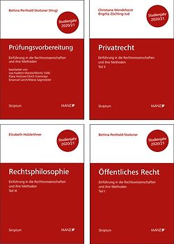 PAKET: Prüfungsvorbereitung + Einführung in die Rechtswissenschaften und ihre Methoden: Tl. I + Tl. II + Tl. III