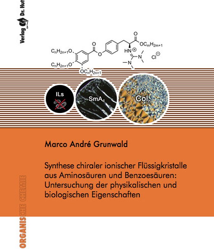 Synthese chiraler ionischer Flüssigkristalle aus Aminosäuren und Benzoesäuren: Untersuchung der physikalischen und biologischen Eigenschaften