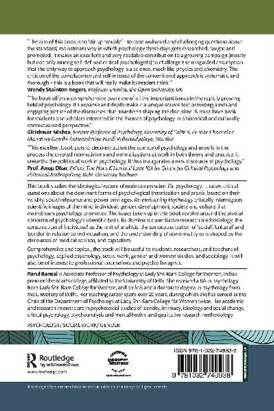 Re-envisioning Psychology