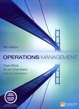 Operations Management - Nigel Slack [Softcover]