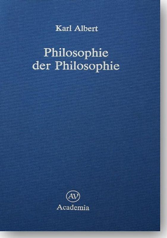 Philosophie der Philosophie