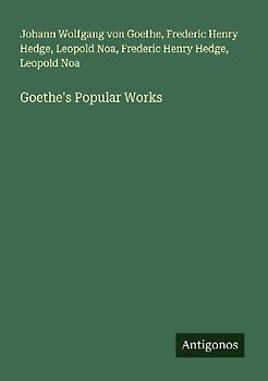 Goethe's Popular Works