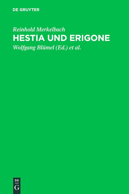 Hestia und Erigone